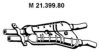 BMW 18102249238 Middle Silencer